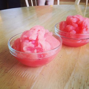 watermelon sorbet